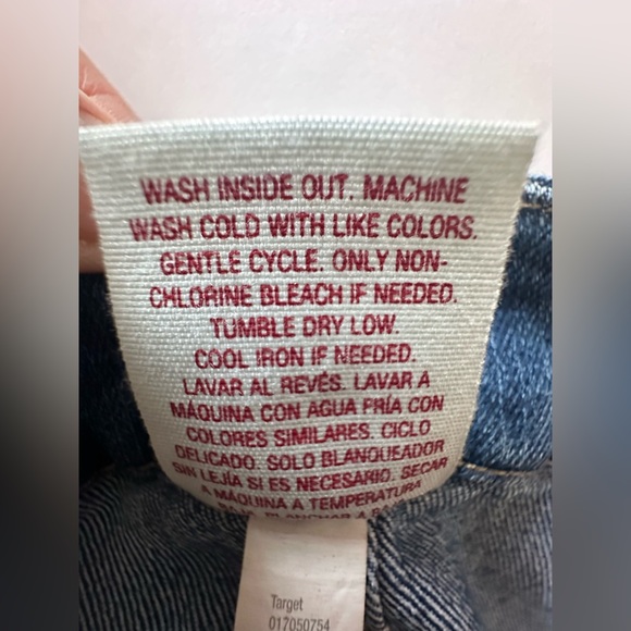 Mossimo Supply Co Blue Cotton A-Line Mini Denim Skirt size 12 - Picture 10 of 10